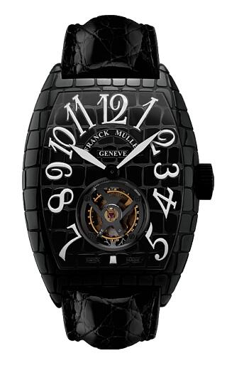 FRANCK MULLER 8880 T BLK CRO OG Croco Tourbillon White Gold Replica Watch